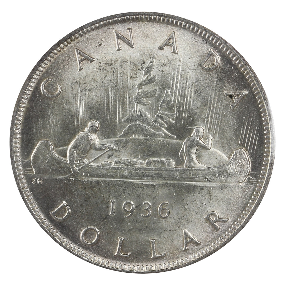 1936 Canada Dollar ICCS Certified MS64 (XAM 067)