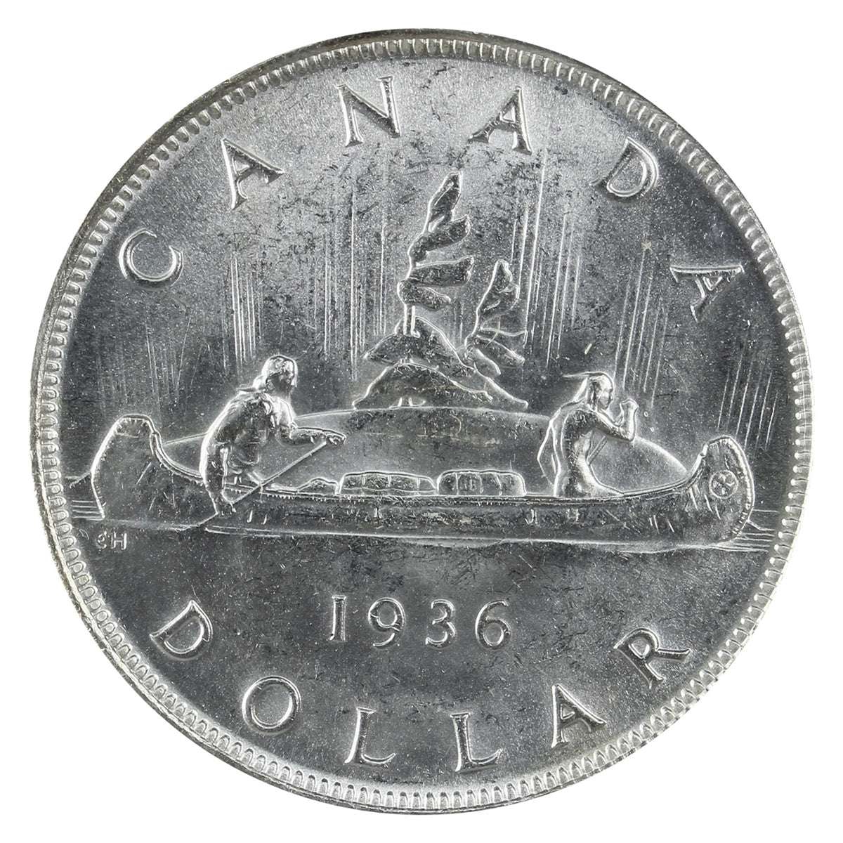 1936 Canada Dollar ICCS Certified MS63 (CAC34)