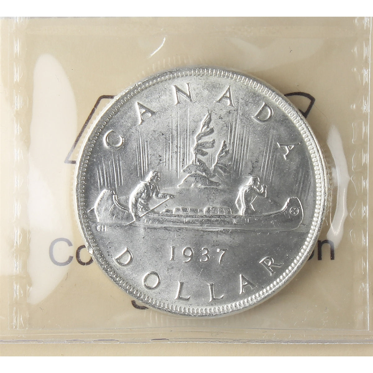 1937 Canada Dollar ICCS Certified MS64 (XVR 021)