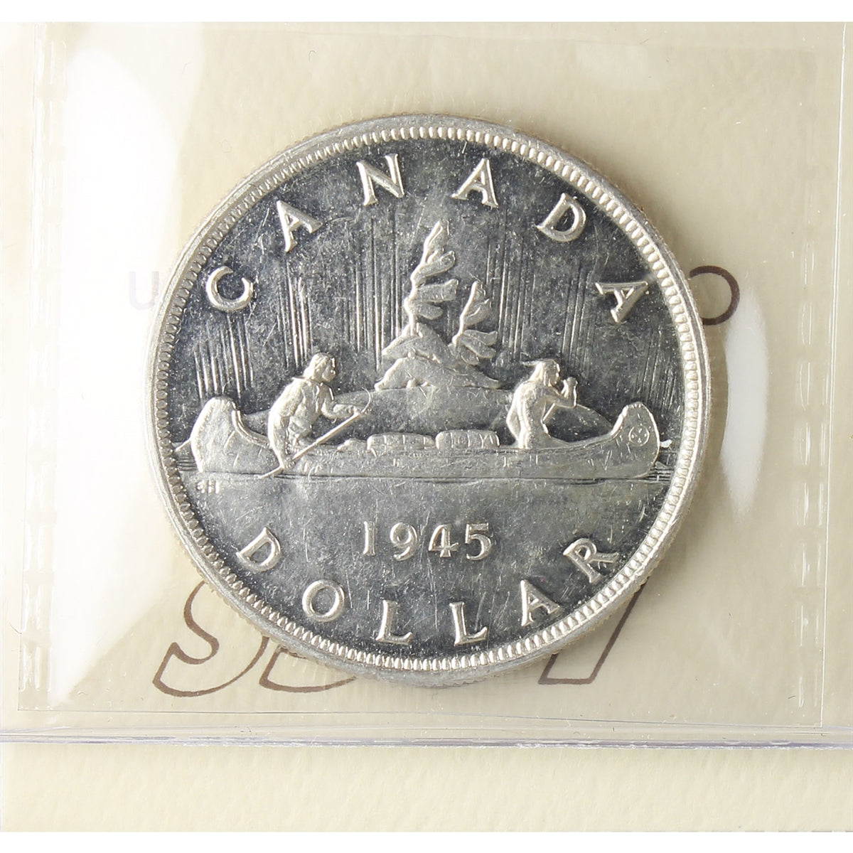 1945 Canada Dollar ICCS Certified MS60
