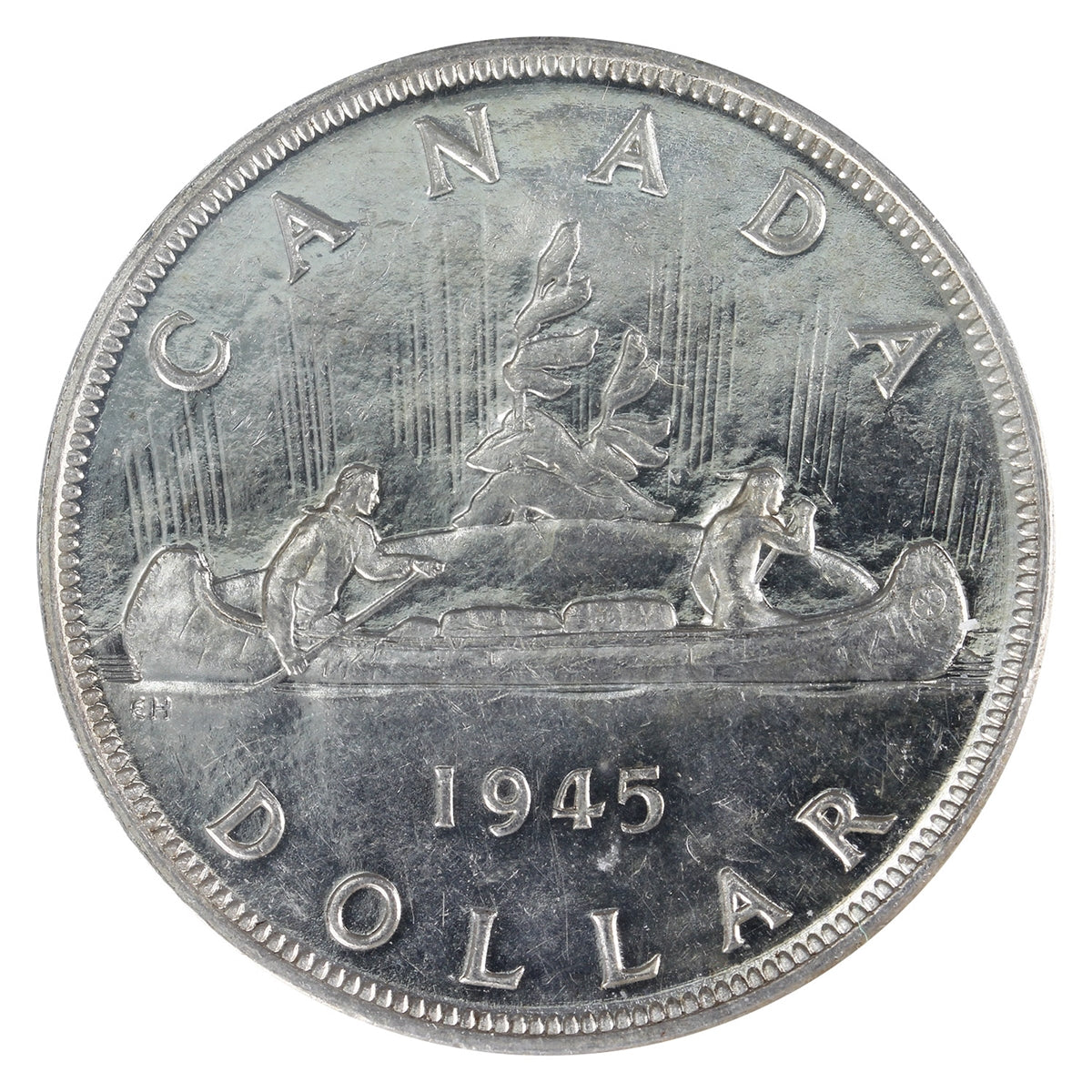 1945 Canada Dollar ICCS Certified MS60