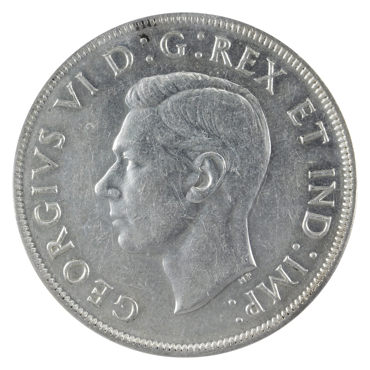 1945 5/5, Dbl. HP Canada Dollar ICCS Certified EF40