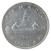 1945 5/5, Dbl. HP Canada Dollar ICCS Certified EF40