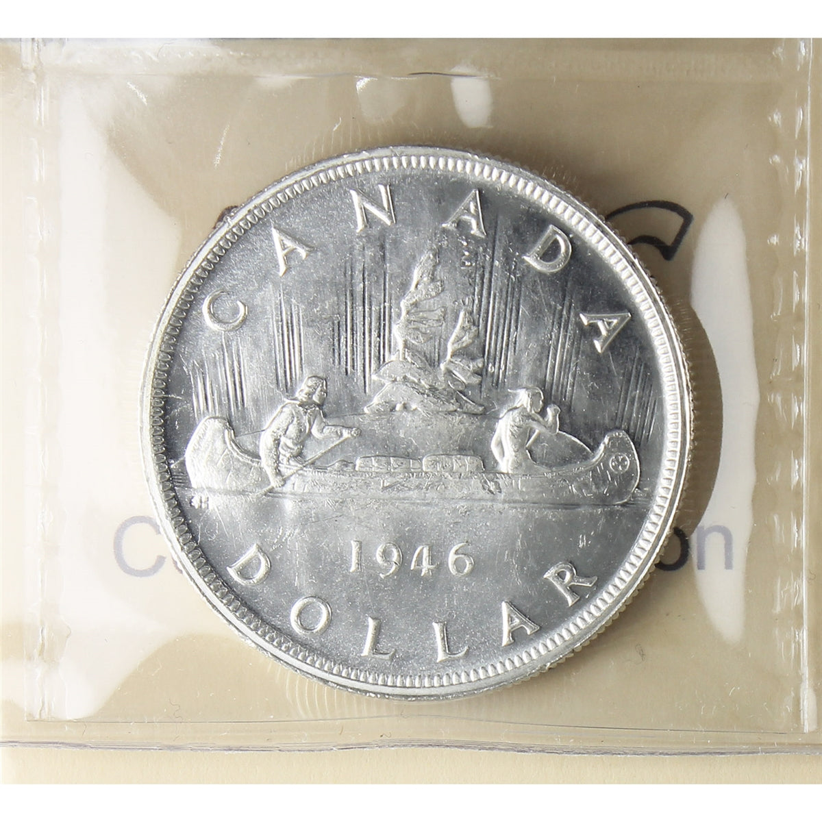 1946 Canada Dollar ICCS Certified MS60 (XMY 714)