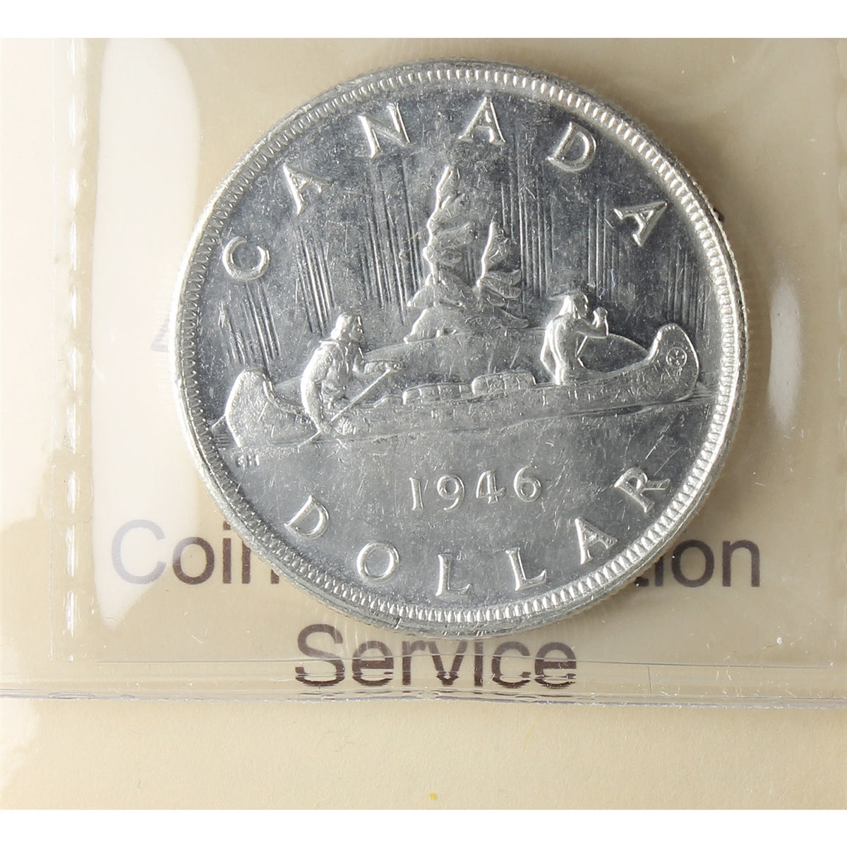 1946 Canada Dollar ICCS Certified MS60 (XDZ 863)