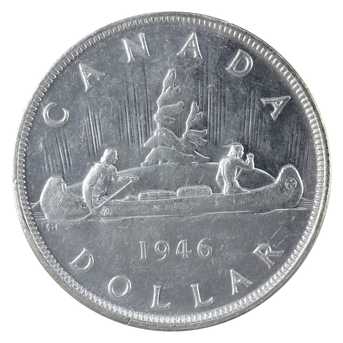 1946 Canada Dollar ICCS Certified MS60 (XDZ 863)