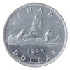 1947 Maple Leaf, Double HP Canada Dollar ICCS Certified MS62 (XHI 075)