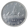 1947 Pointed 7, Dbl HP Canada Dollar ICCS Certified MS-60 (XXG 079)