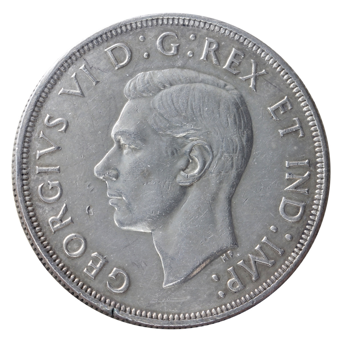 1947 Pointed 7, Quadruple Punch HP Canada Dollar ICCS Certified EF45