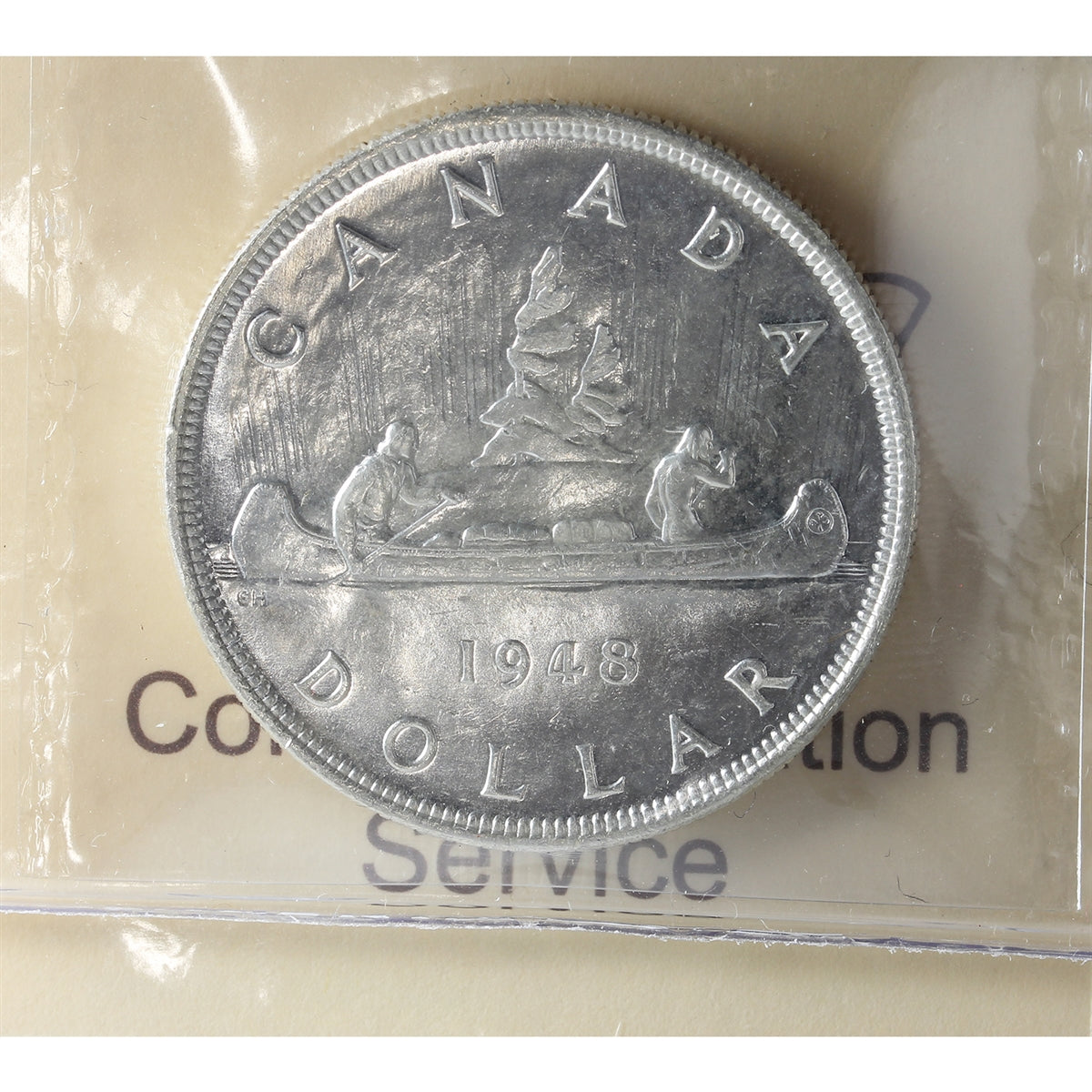 1948 Canada Dollar ICCS Certified MS62 (XZD 071)