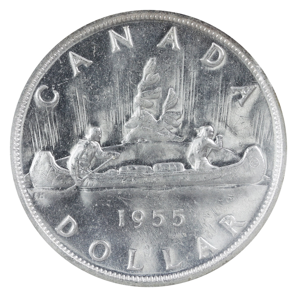 1955 Arnprior Without Die Break Canada Dollar ICCS Certified MS63