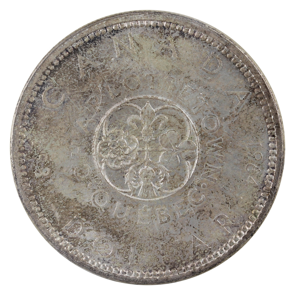 1964 Missing Dot Canada Dollar ICCS Certified MS64 (XDJ 364)