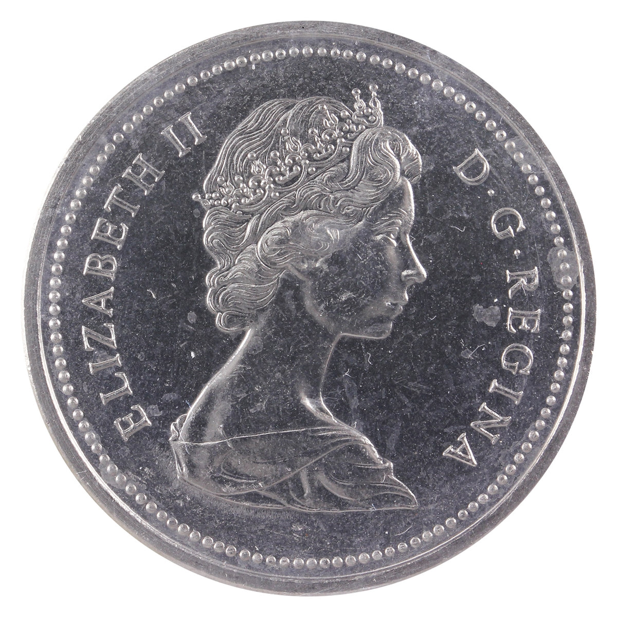 1977 Attached Jewel Canada Nickel Dollar ICCS Certified MS64