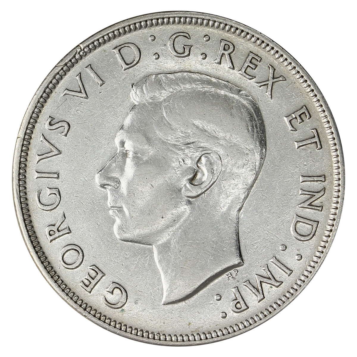 1947 Pointed 7 Canada Dollar F-VF (F15) $