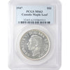 1947 Maple Leaf Canada Dollar PCGS Certified MS63