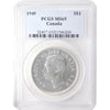 1949 Canada Dollar PCGS Certified MS65