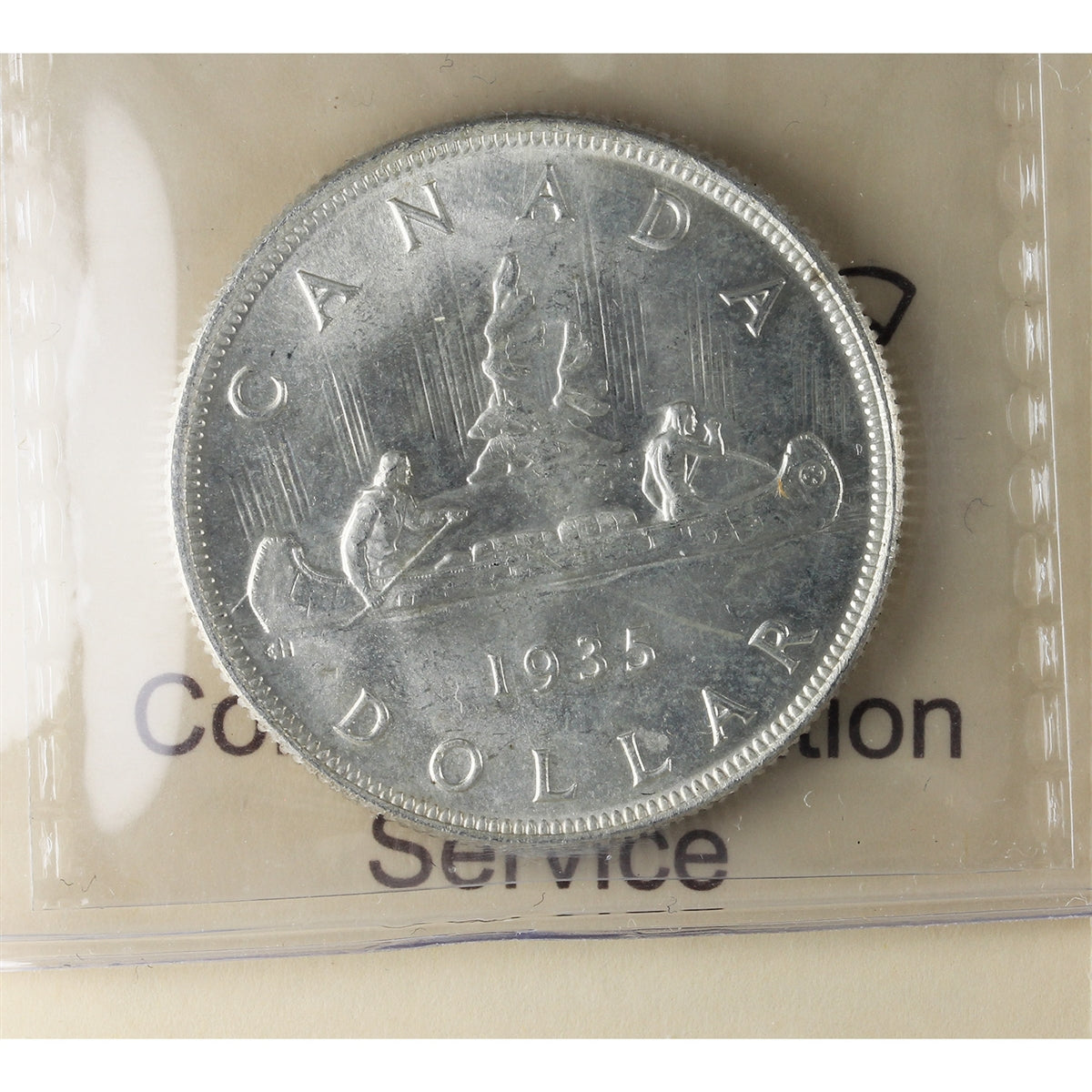 1935 Canada Dollar ICCS Certified MS65 (XVV 143)