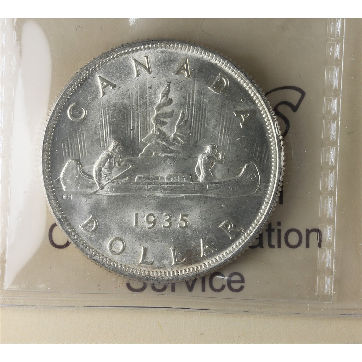 1935 Canada Dollar ICCS Certified MS65 (XXG 013)