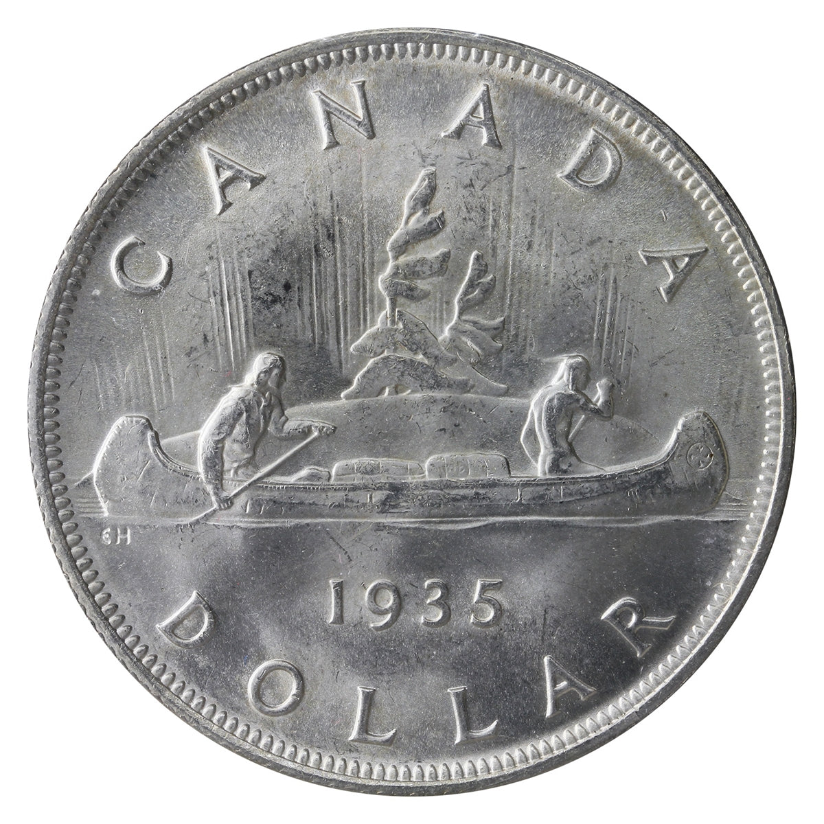 1935 Double XXV Canada Dollar ICCS Certified MS65 (XSW 722)
