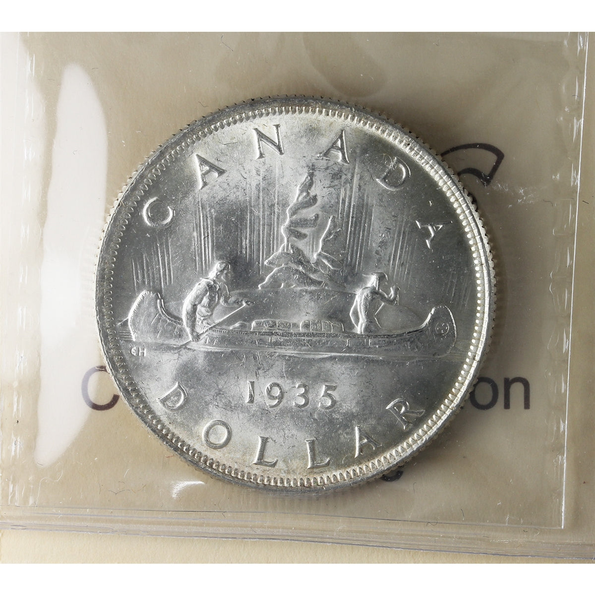 1935 Double XXV Canada Dollar ICCS Certified MS64 (XMY 622)