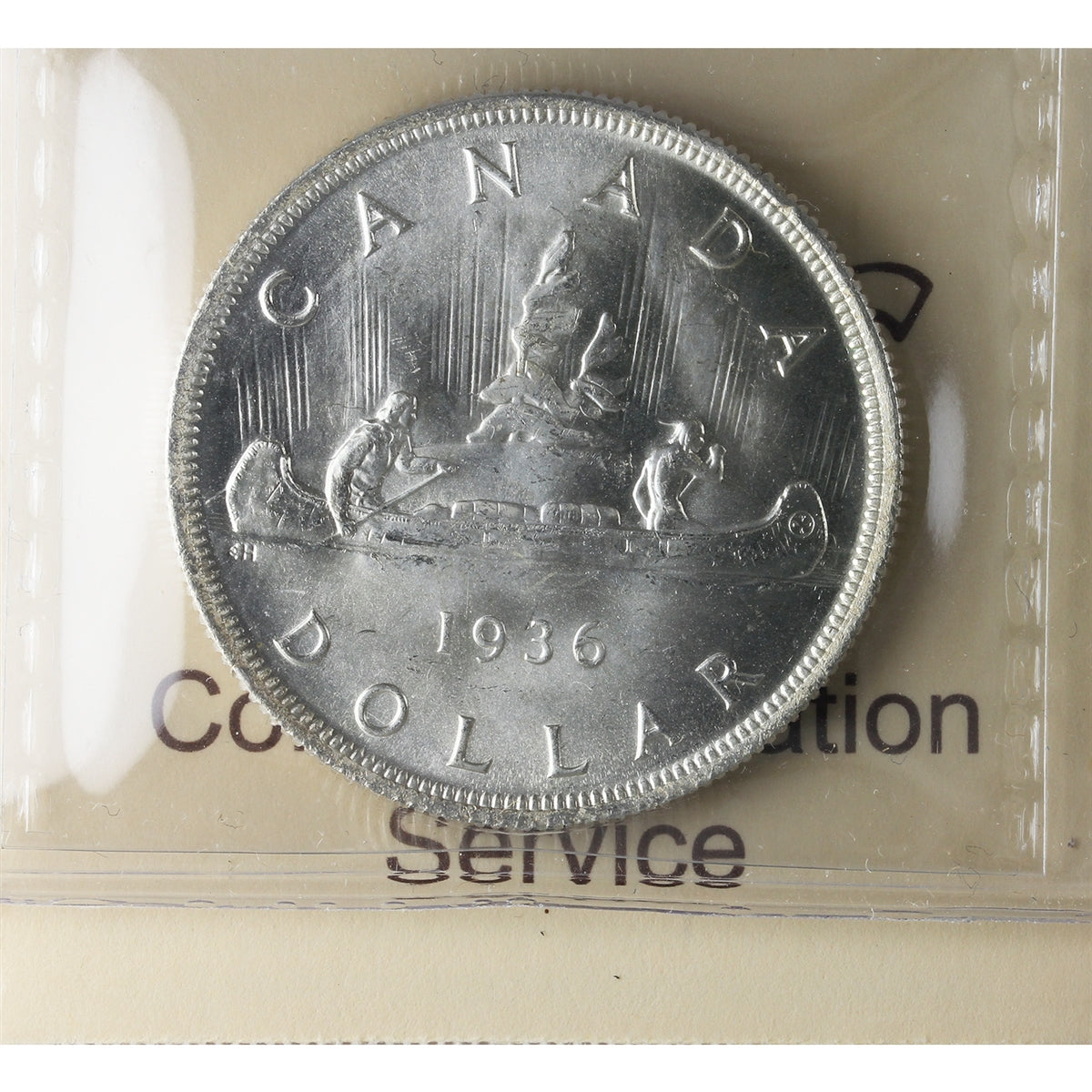 1936 Canada Dollar ICCS Certified MS64 (XXP 345)