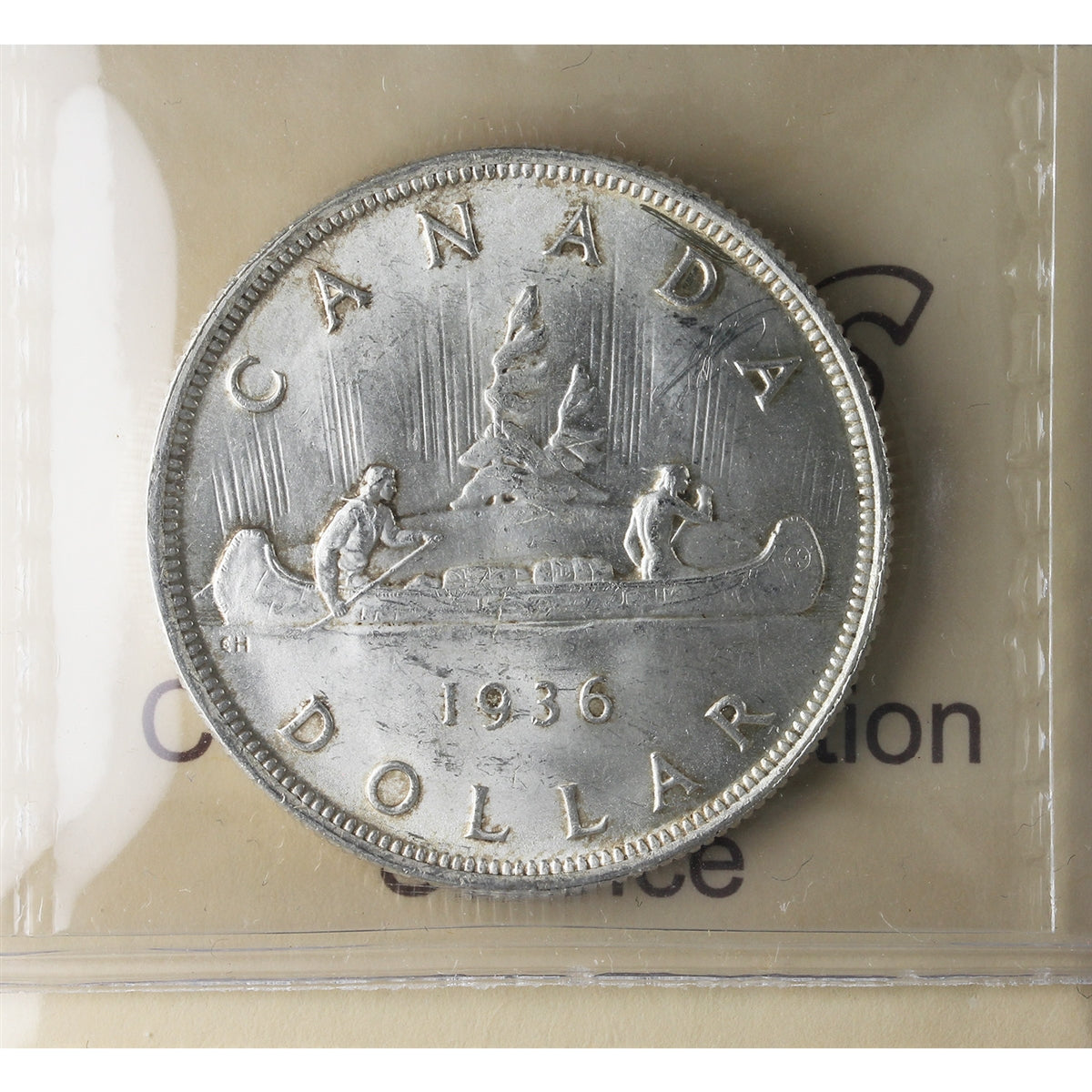 1936 Canada Dollar ICCS Certified MS64 (XKX 151)