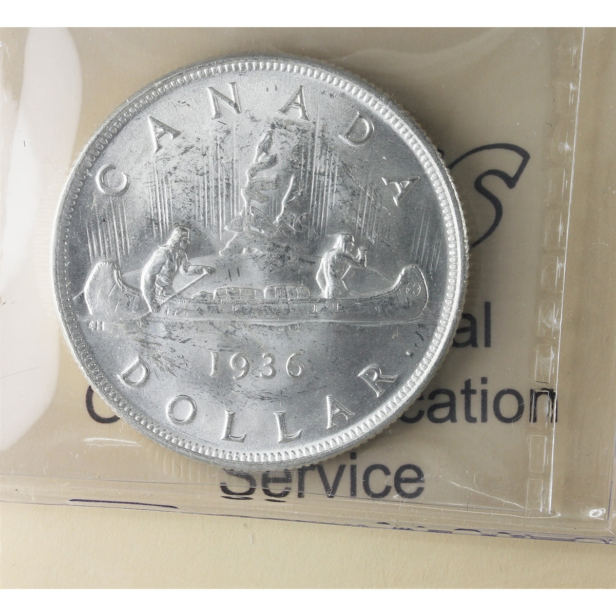 1936 Canada Dollar ICCS Certified MS64 (XMY 631)