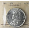 1936 Canada Dollar ICCS Certified MS64 (XAM 056)