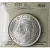 1937 Canada Dollar ICCS Certified MS64 (XEZ 728)