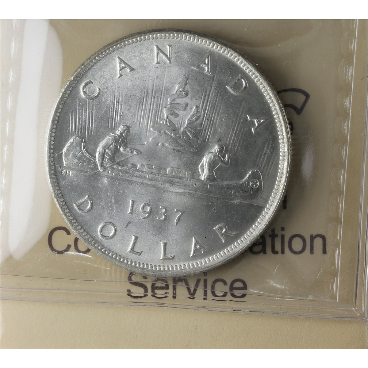 1937 Canada Dollar ICCS Certified MS64 (XVR 017)