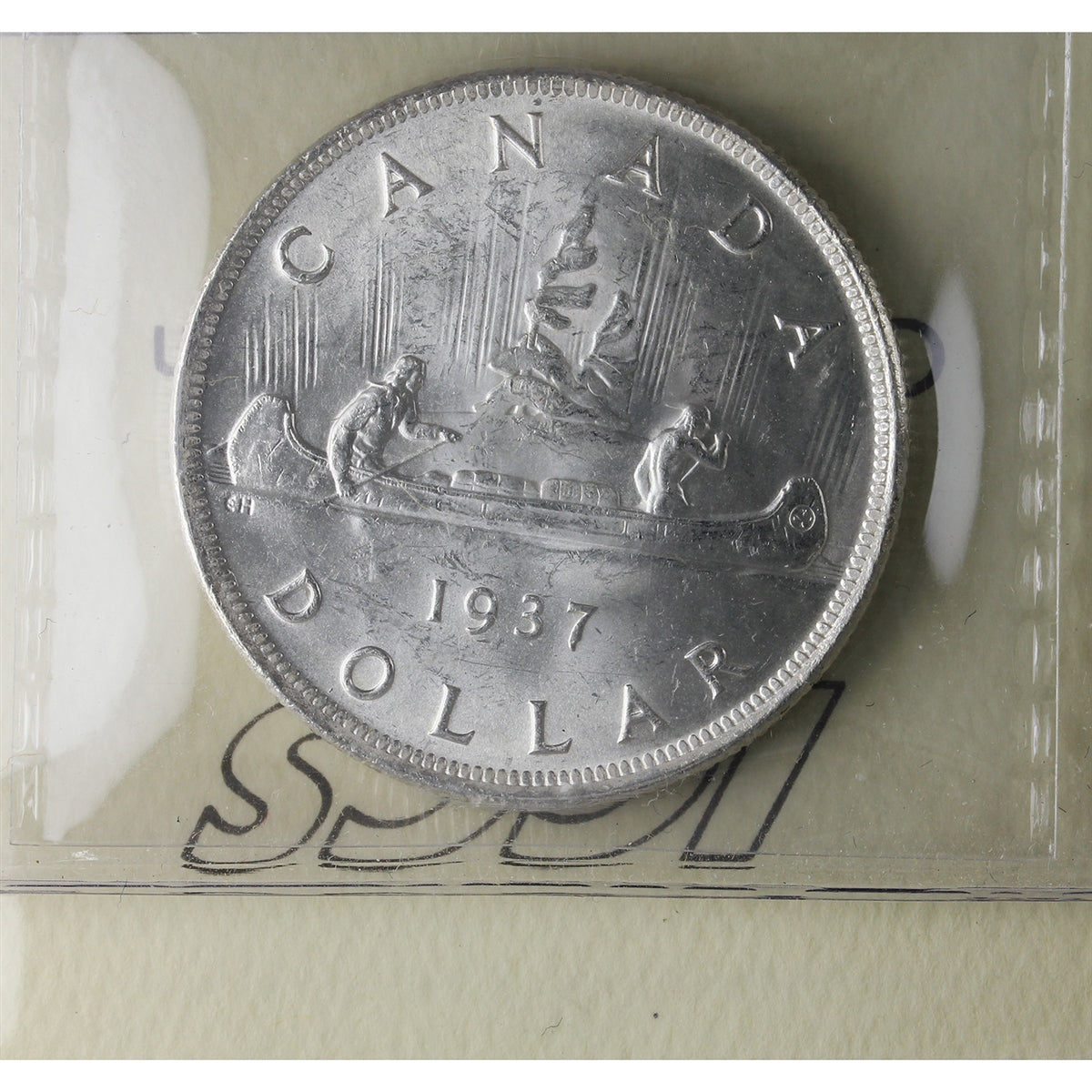 1937 Canada Dollar ICCS Certified MS64 (XKX 158)