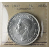 1937 Canada Dollar ICCS Certified MS64 (ZM 723)
