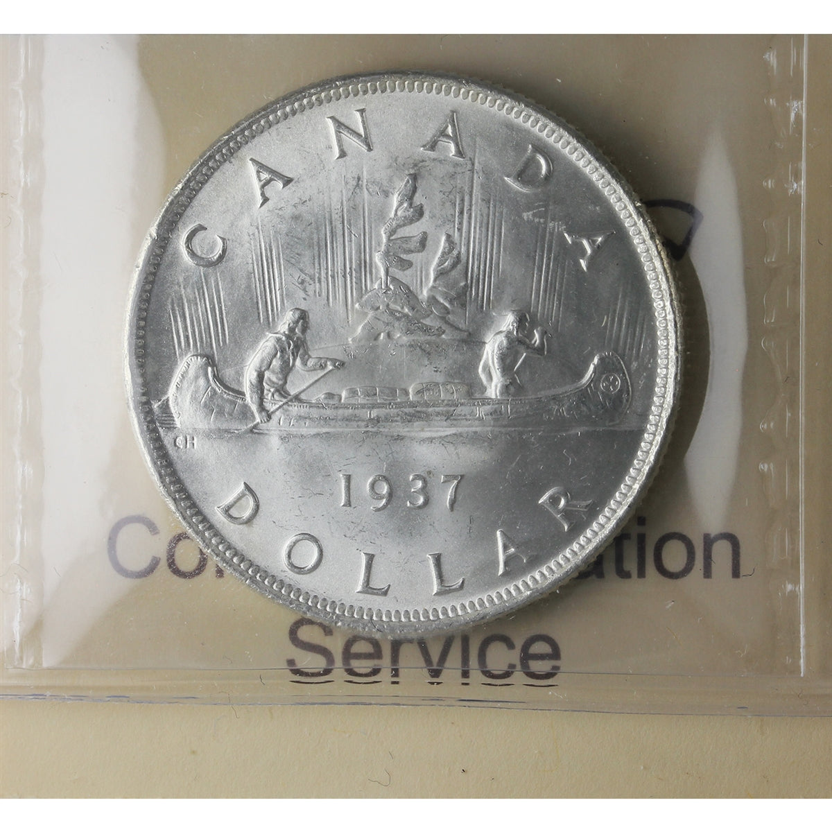 1937 Canada Dollar ICCS Certified MS64 (ZM 723)