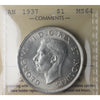 1937 Canada Dollar ICCS Certified MS64 (XCE 452)