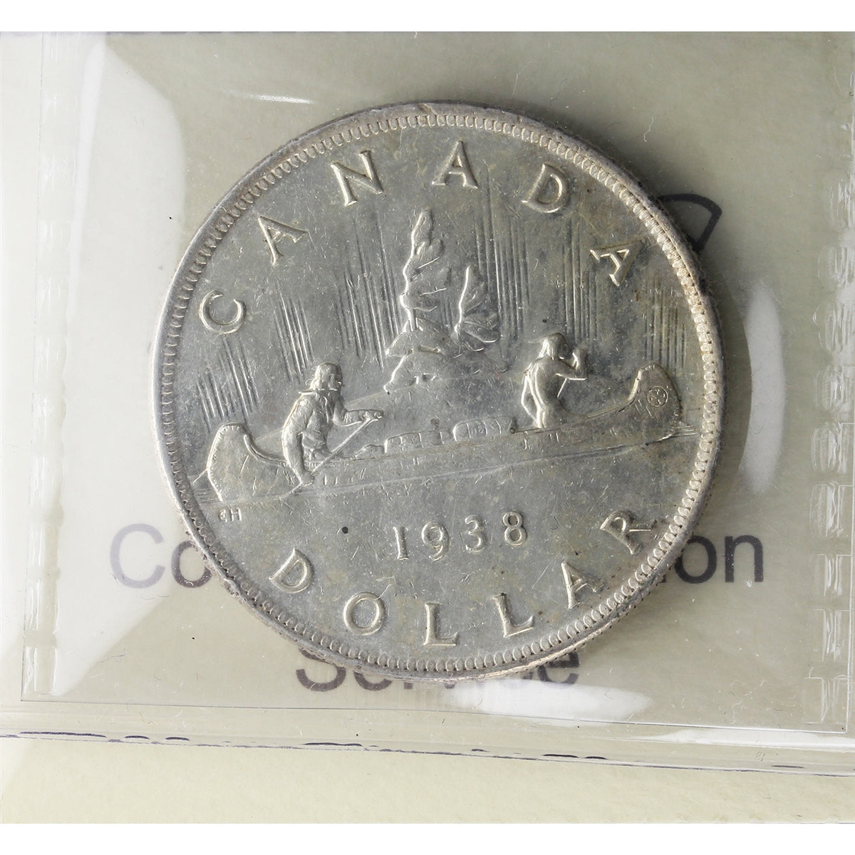 1938 Canada Dollar ICCS Certified EF40