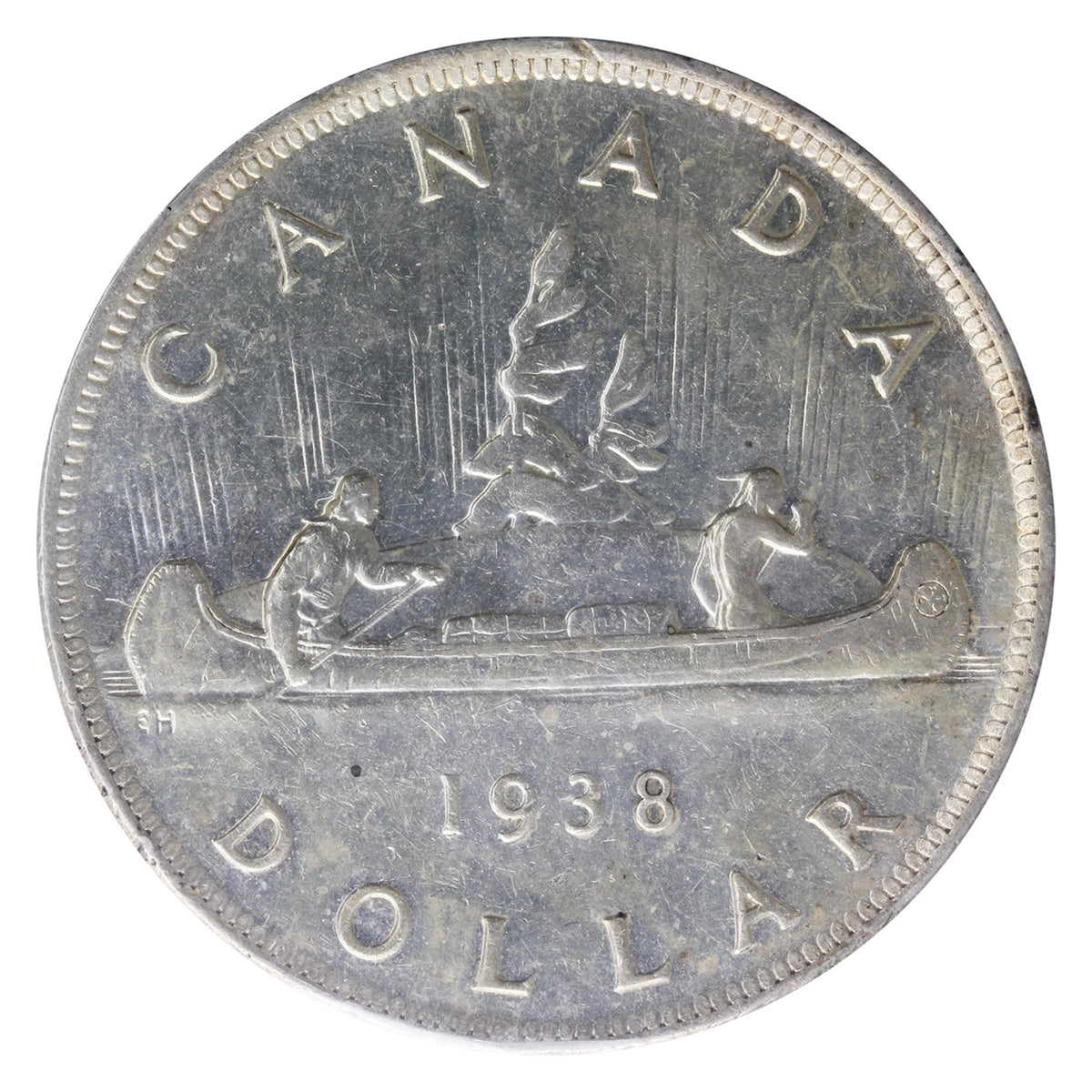 1938 Canada Dollar ICCS Certified EF40