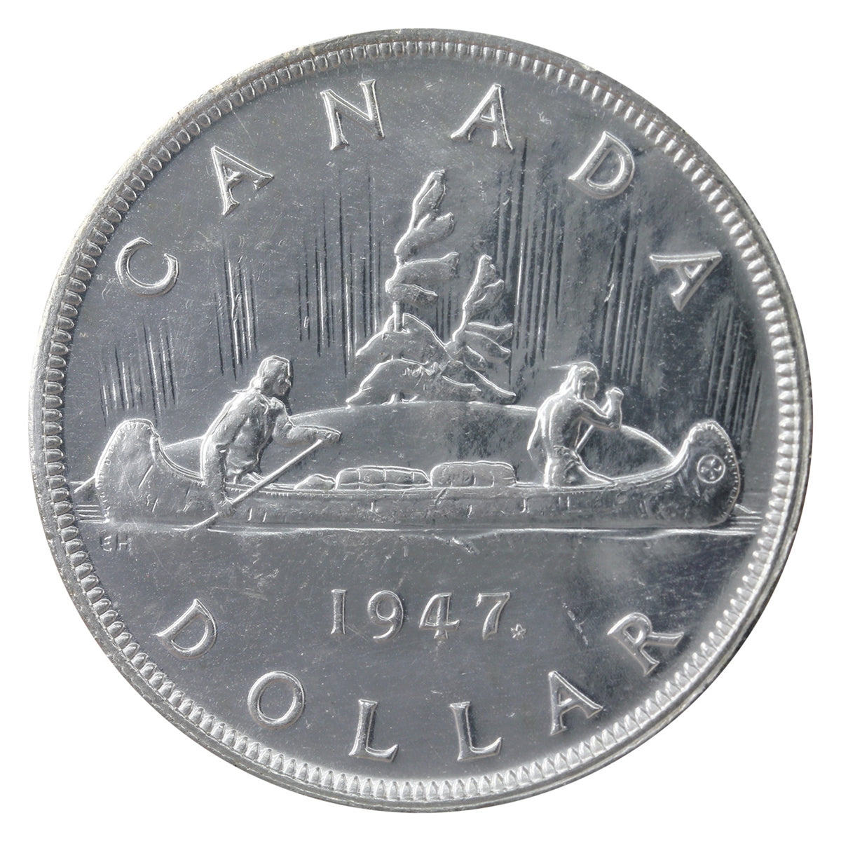1947 Maple Leaf Canada Dollar ICCS Certified MS62 (XHI 071)