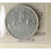 1947 Pointed 7 Canada Dollar ICCS Certified AU55
