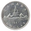 1947 Pointed 7 Canada Dollar ICCS Certified AU55