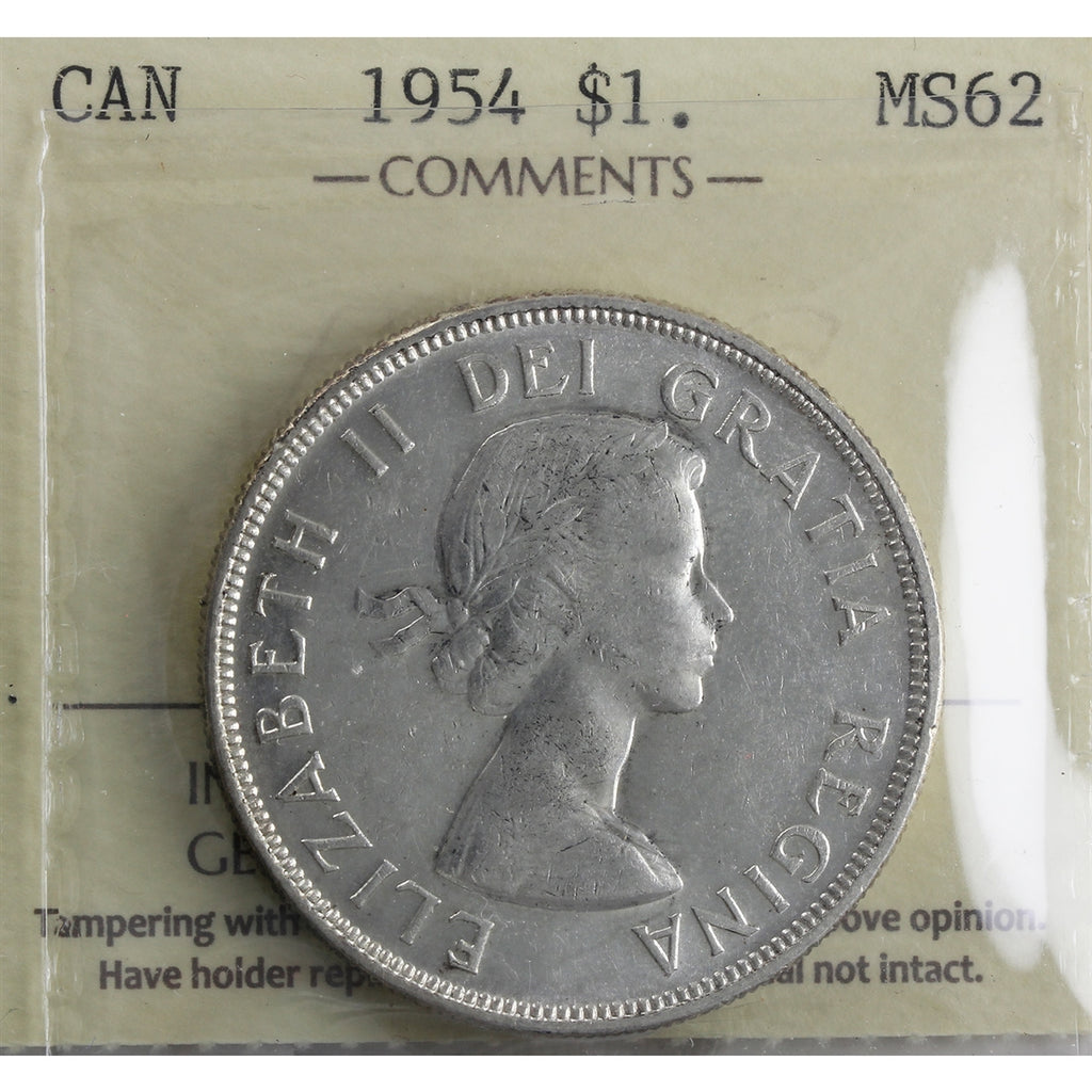 1954 SWL Canada Dollar ICCS Certified MS62