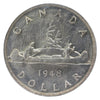 1948 Canada Dollar ICCS Certified AU50