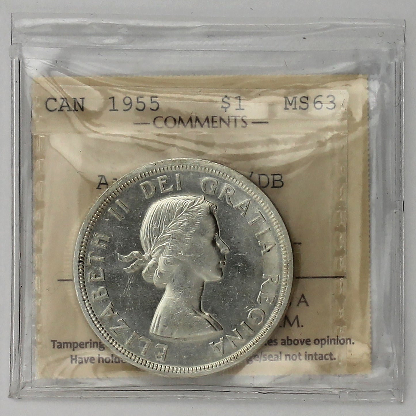 1955 Arnprior with Die Breaks Canada ICCS Certified MS63