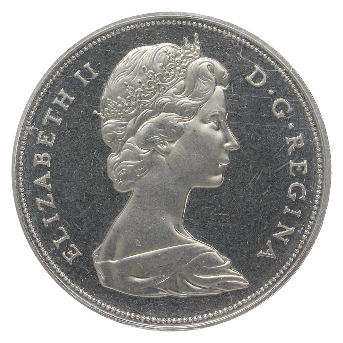 1971 Canada Nickel Dollar ICCS Certified SP66