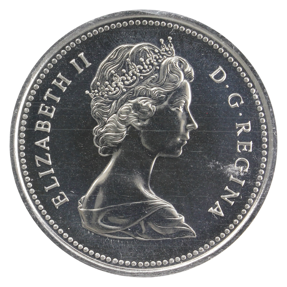 1977 Canada Nickel Dollar ICCS Certified SP66