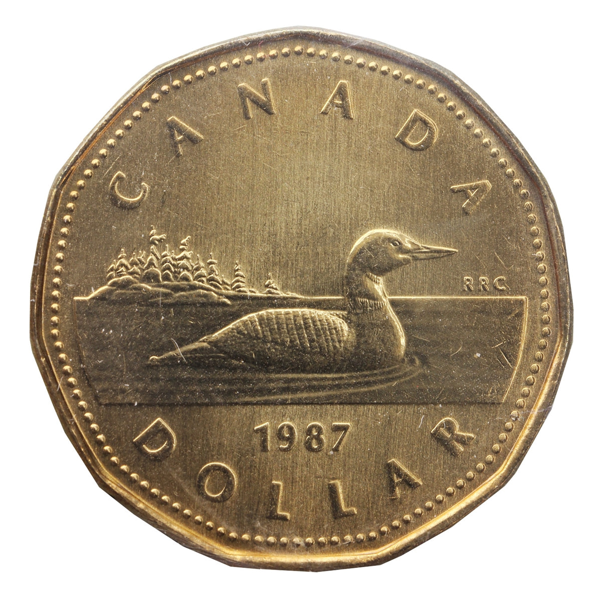 1987 Canada Loon Dollar ICCS Certified MS67