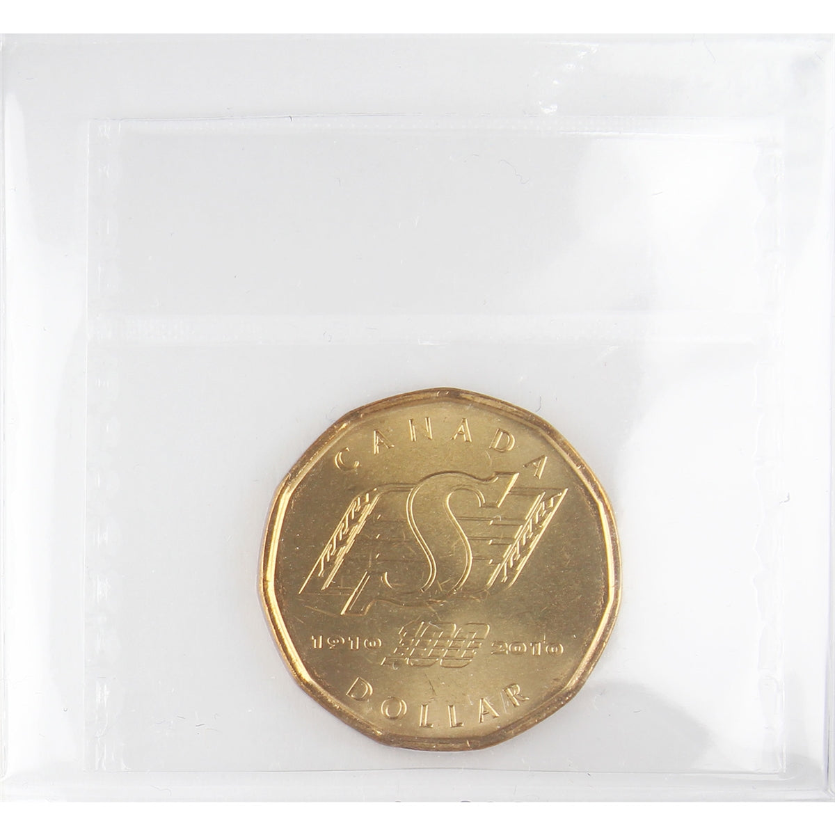 2010 Saskatchewan Roughriders Canada Loon Dollar ICCS Certified MS64