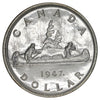 1947 2x HP Maple Leaf Dollar UNC+ (MS62) $