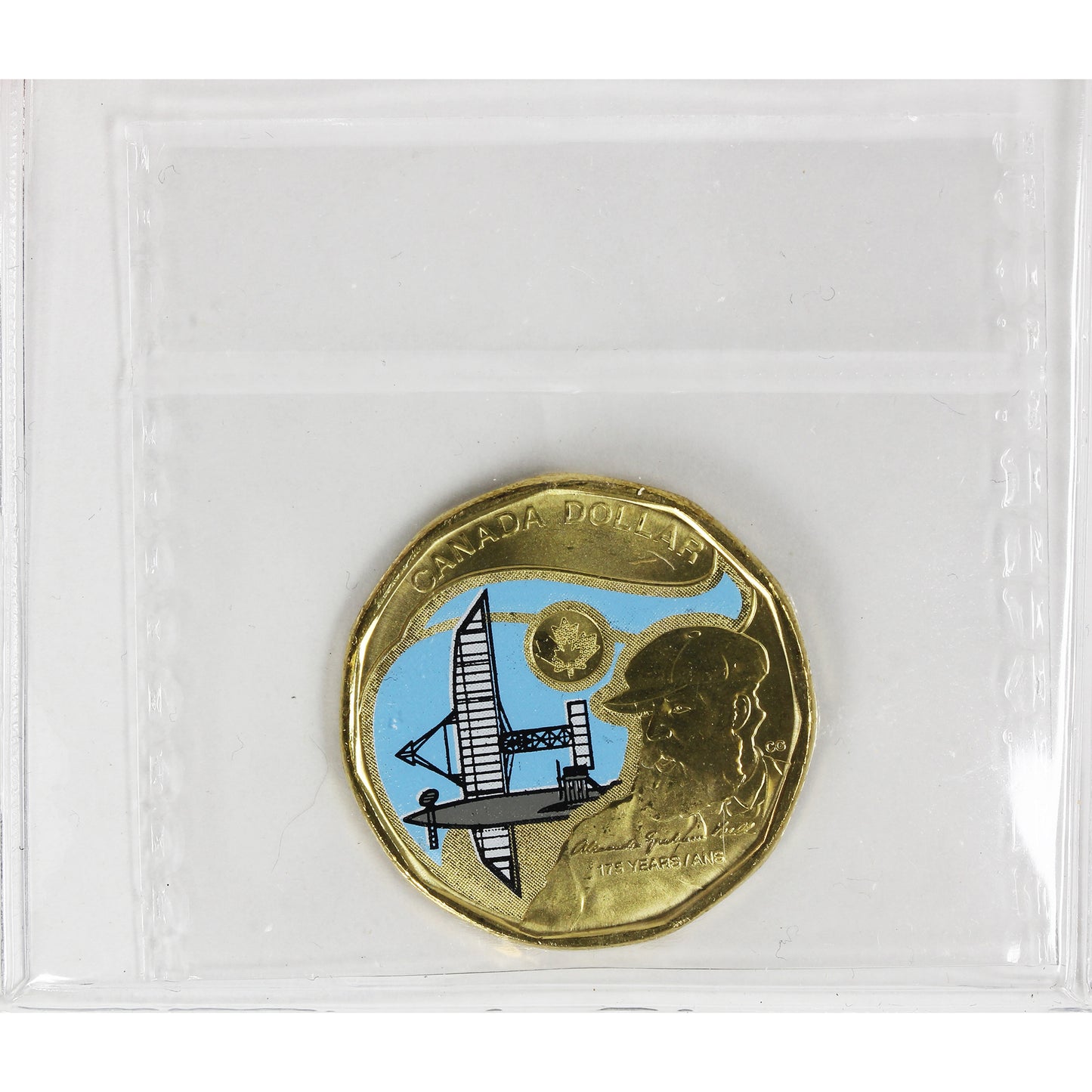 2022 Coloured A.G. Bell Canada Dollar ICCS Certified MS66