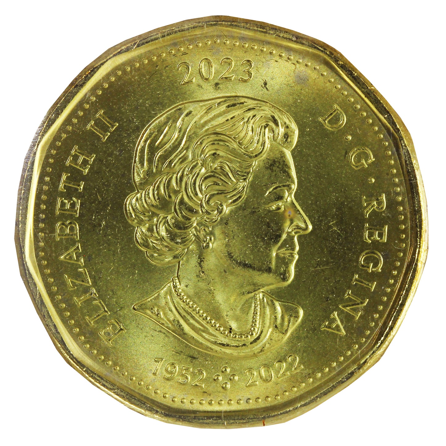 2023 Coloured Elsie MacGill, 4 Pearls Canada Dollar ICCS Certified MS65