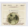 2023 Elsie MacGill, 4 Pearls Canada Dollar ICCS Certified MS67